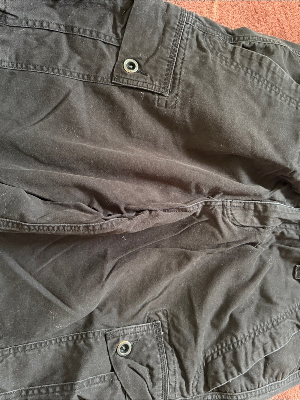 Hurley Black Military Field Jacket with Button Flap Pockets
